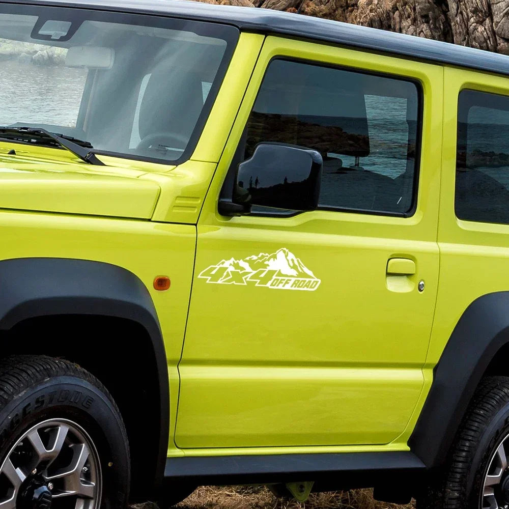 For Waterproof Vinyl Film Sticker 4X4 Offroad Mountain Pvc