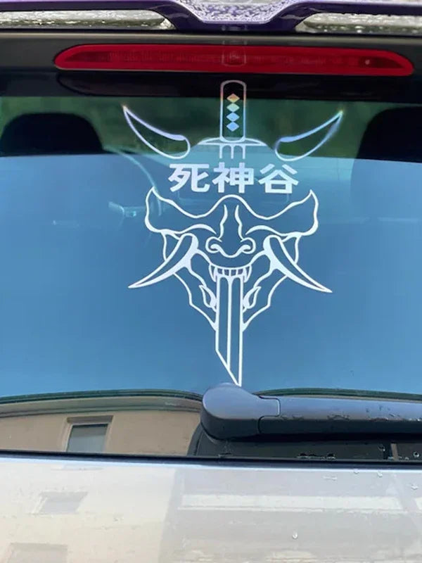 For Windscreen Decal,20CM Sticker Japanese Personalisation Devil