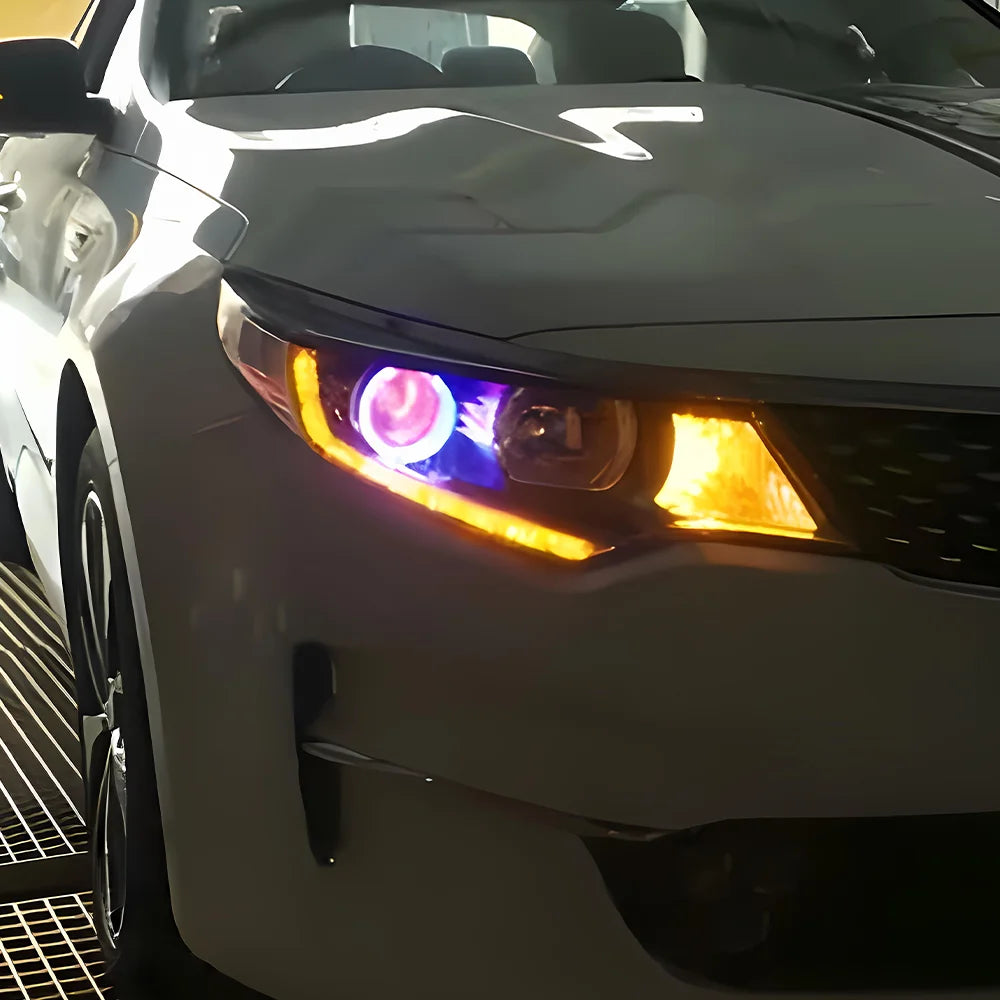 For Kia K5 2016-2019 Upgrade High Front Configure Headlights