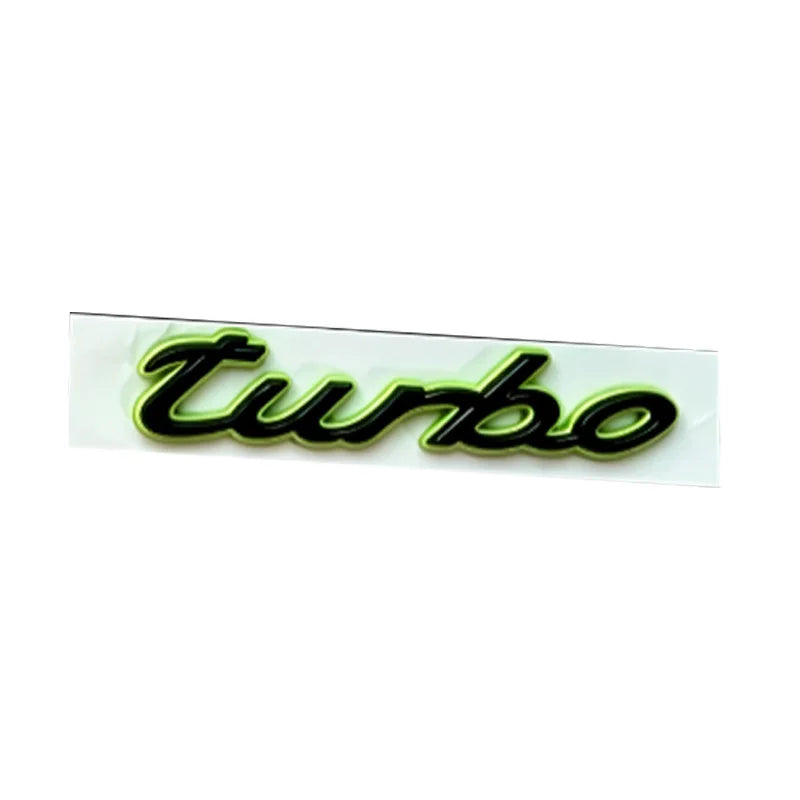 For Cayenne S Macan Panamera e-hybrld 3D ABS Rear Trunk Emblem