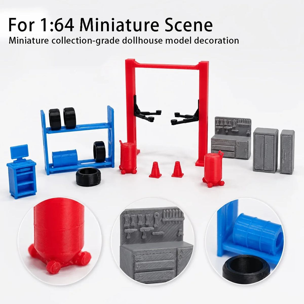 Miniature Repair Work Equipment Model Scale Realistic Scene