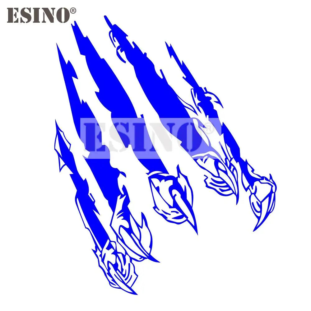 Creative Tiger Paw Pvc Carving Waterproof Sticker Bumper Glass