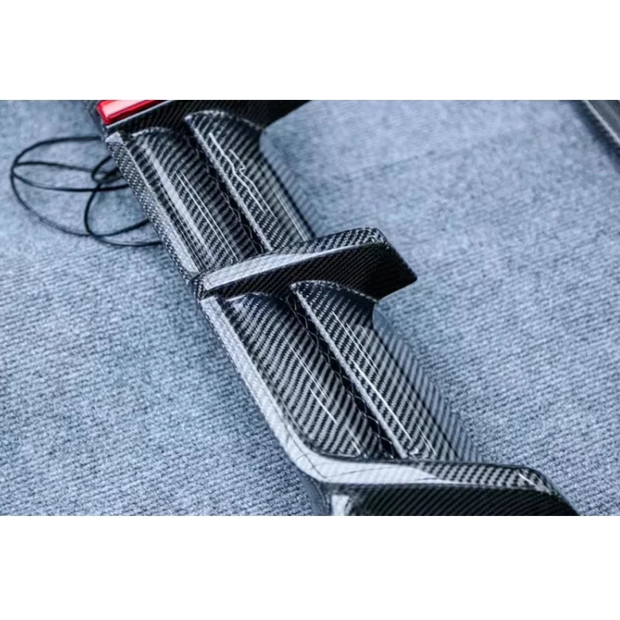For BMW X3M F97 X4M F98 2019 Carbon Fiber Diffuser Back Lip Rear