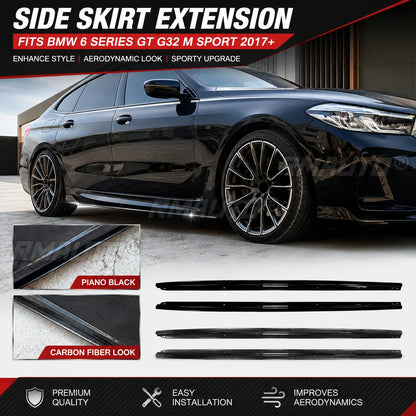 For BMW 6 Series Gt G32 Side Skirt Extension M Sport Rocker
