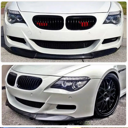 For BMW 6 Series E63 E64 Front Bumper Lip Spoiler Carbon Fiber