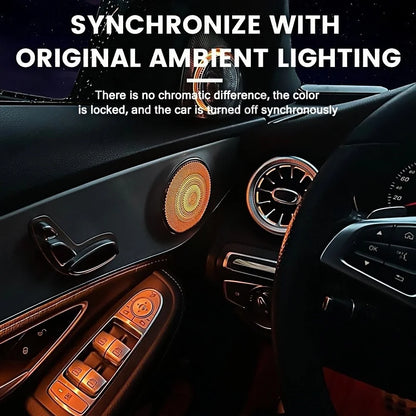For Mercedes Benz W205 X253 W213 Door Luminou Speaker Cover W238