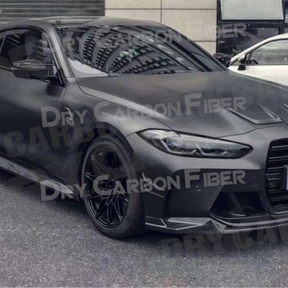 For BMW 3 4 Series G80 Dry Carbon Fiber Front Bumper Side
