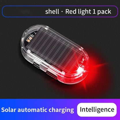 solar-powered anti-theft Warning Simulate Alarm Flashing