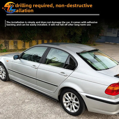For BMW 3 Series E46 M Sport 1998 2005 Body Louver Window