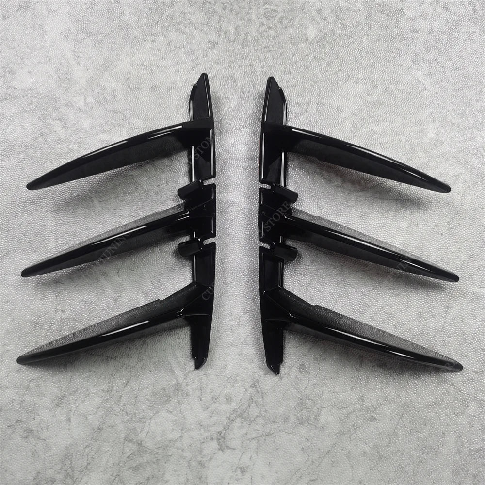 For BMW F40 Gloss Black Rear Bumper Aero Flicks Splitter Trim