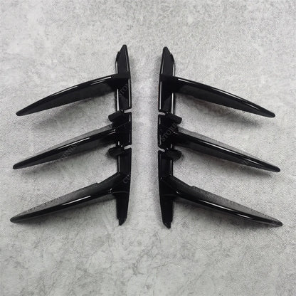 For BMW F40 Gloss Black Rear Bumper Aero Flicks Splitter Trim