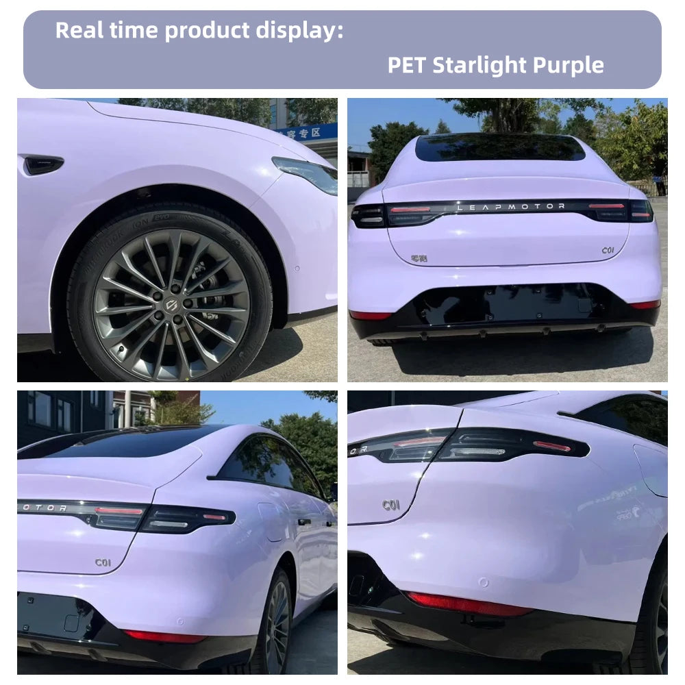 Super Bright Star Dusty Purple Full Wrap Vinyl Pvc