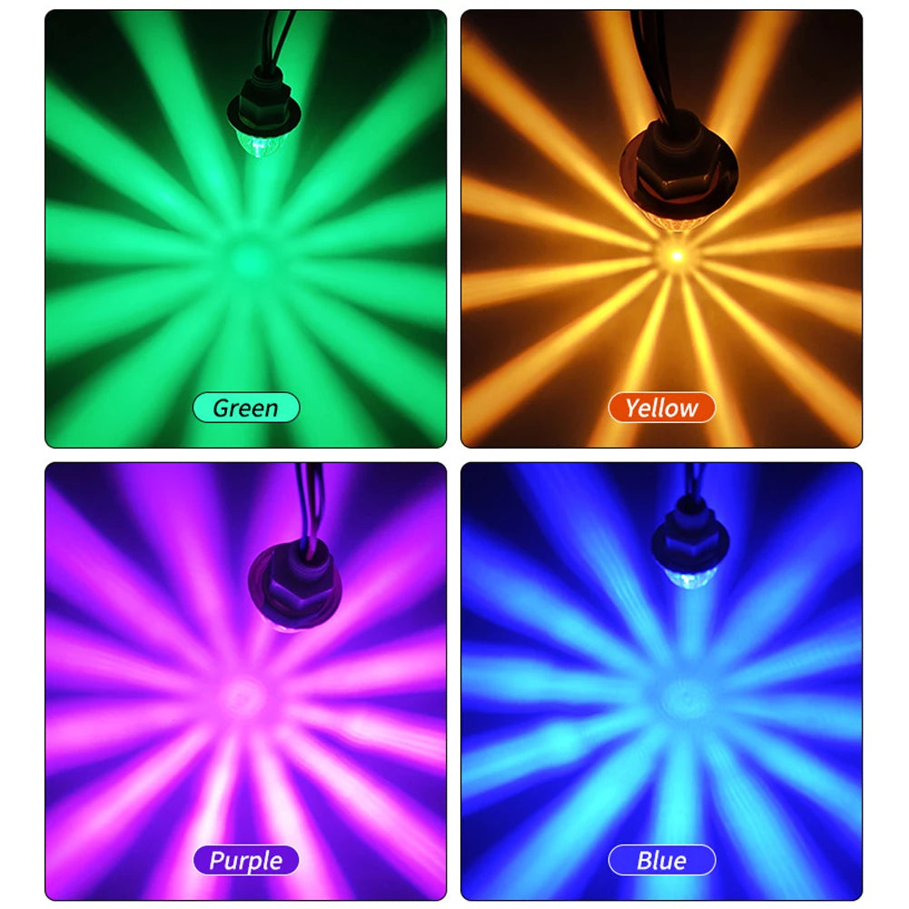 For Trailer Waterproof Warning Indicator Rv 1.25 Truck Side