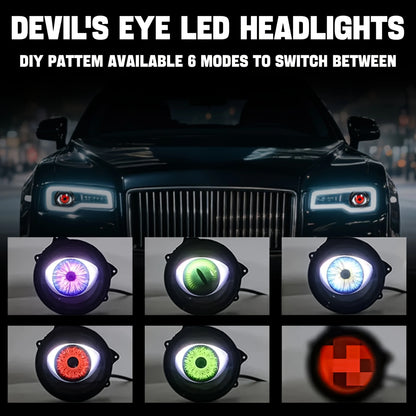 For Any 1PCS 2PCS Dynamic Big Eye Eyeball Fog Modes Color