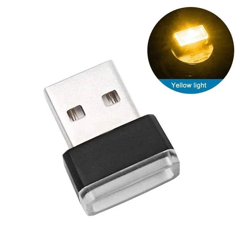 USB Atmosphere modification-free Interior Foot Lighting Mood