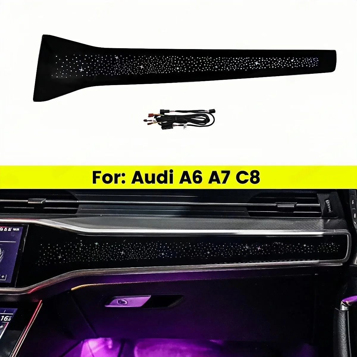 For Audi A6 A7 C8 RS6 Colour Starry Sky Instrument RS7 Co Pilot