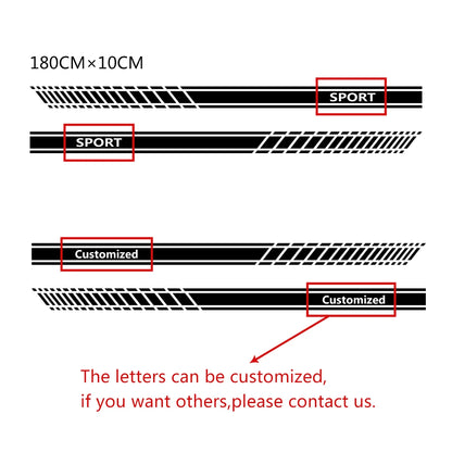 For Volkswagen Golf 4 5 6 Door Side Stickers Racing Sport