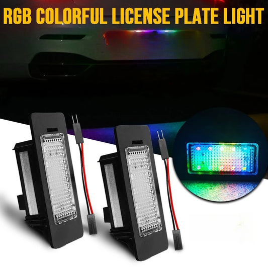 For Volkswagen License Plate Lights Symphony Flash multi-ribbon