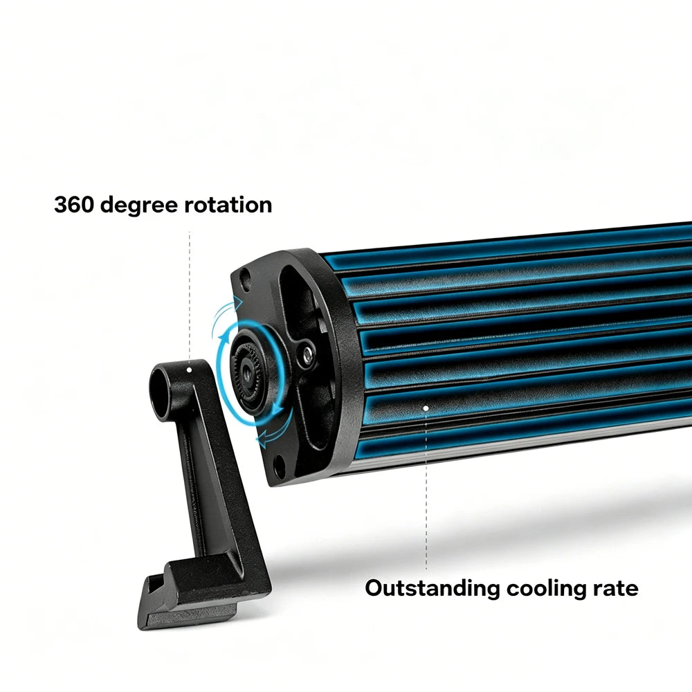 For Off-Road 42-inch Straight off-road Bar Aluminum Bracket 12V