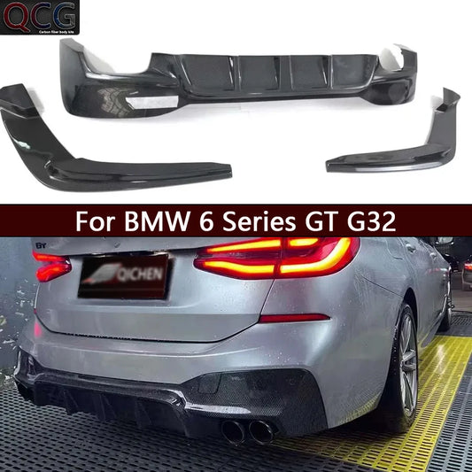 For BMW 6 Series Gt G32 630 640 6GT Carbon Fiber Back Lip Rear