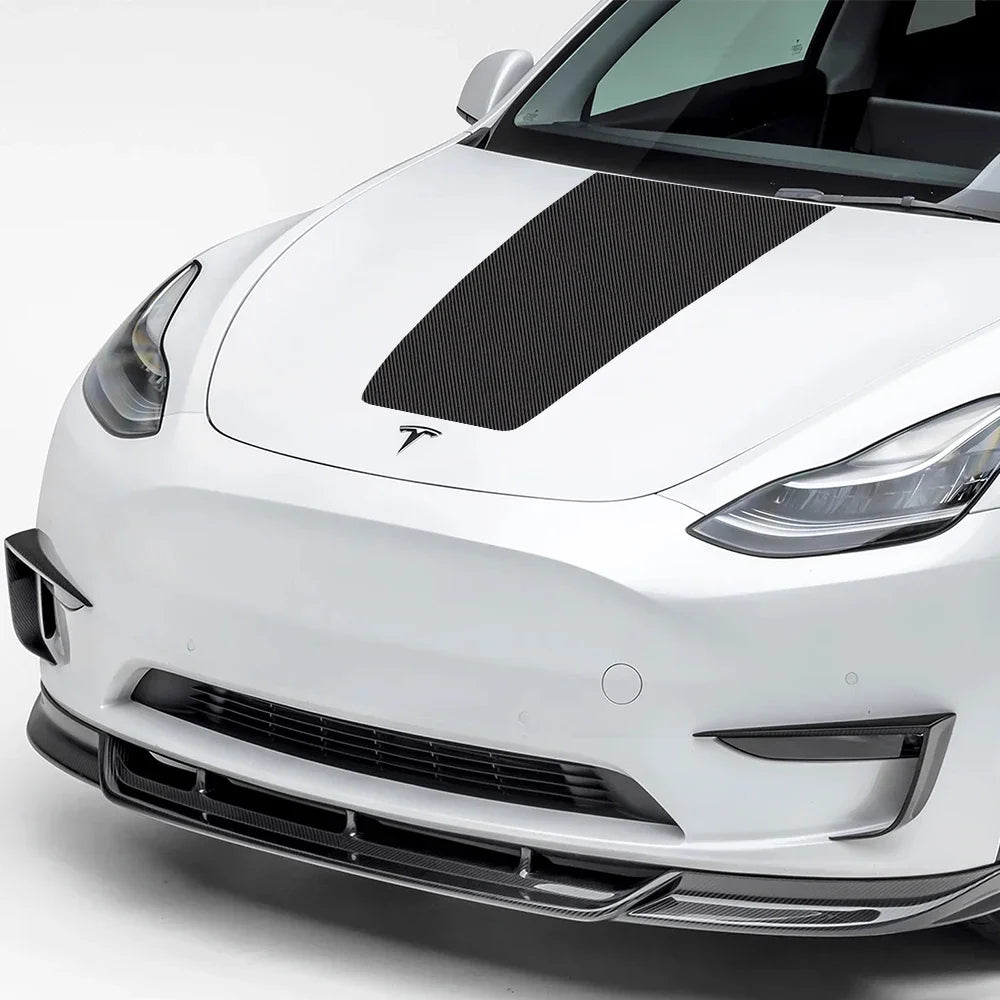 For Tesla Model 3 Y Waterproof Hood Cover Stickers Vinyl Decal