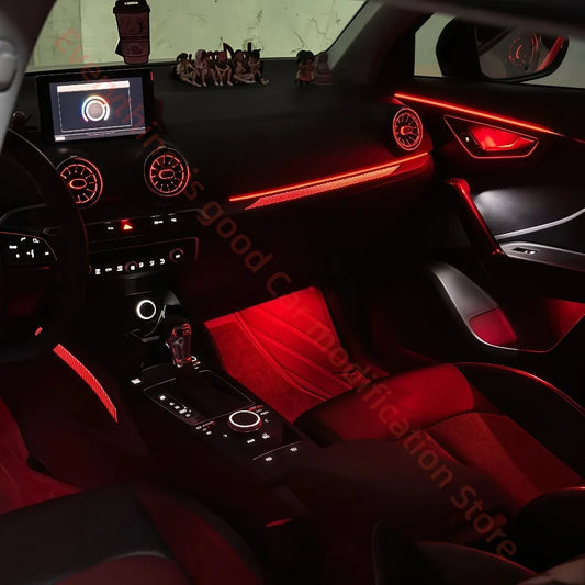 For Audi Q2 Q2L 2019+ Rhd Ambient Atmosphere Interior Lighting
