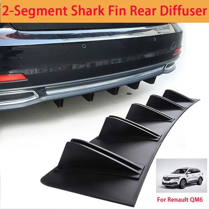 For Renault QM6 Shark Fin Rear Diffuser Split Chassis Spoiler