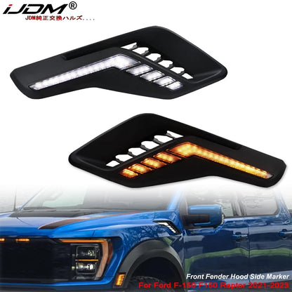 For Ford F-150 F150 Raptor Pickup Ijdm Front Fender Hood Side