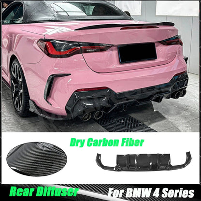 For BMW 4 Series G22 G23 Rear Bumpers Lip Diffuser Coupe 2021