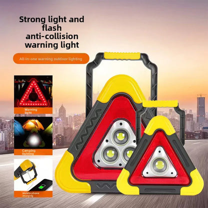 In Solar Tripod Warning Sign Triangle Emergency Tool Kit