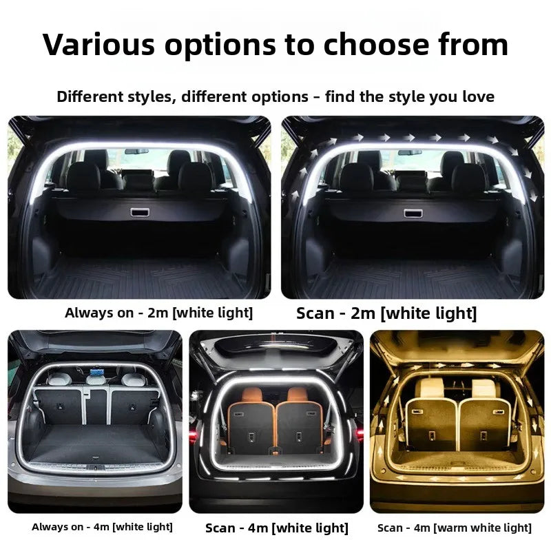 Trunk Lighting Ambient Interior wiring-free Automatic Induction