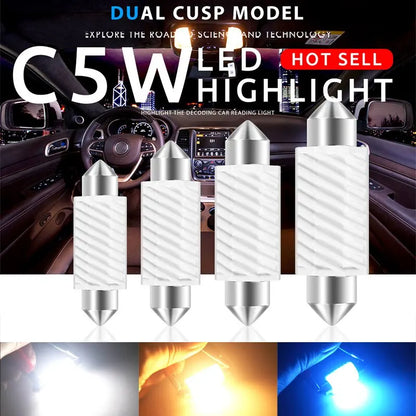 10X C5W 12V Festoon C10W Canbus 31MM 36mm39mm41mm Interior