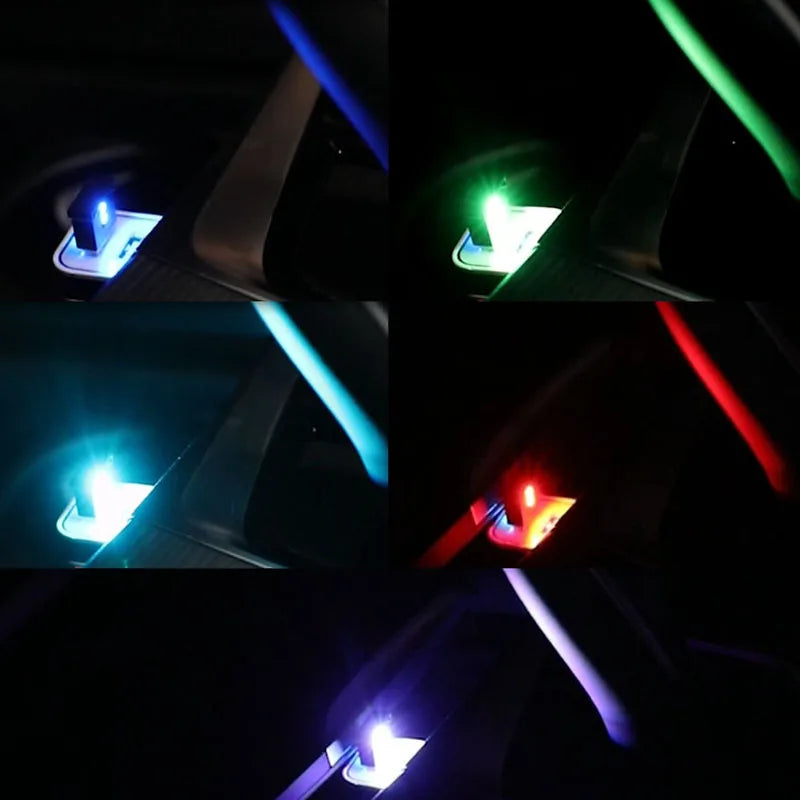 MINI USB Atmosphere RGB Ambient Lighting Night Portable Colorful