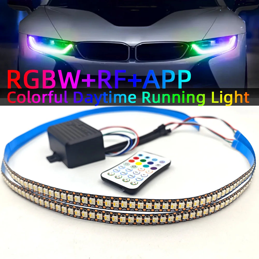 Rgbw Colorful Kit SK6812 Daytime Running White Rf Remote