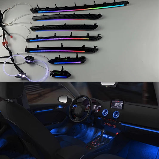 For Audi A3 S3 2013-2020 Original Mold Colorful Interior Ambient