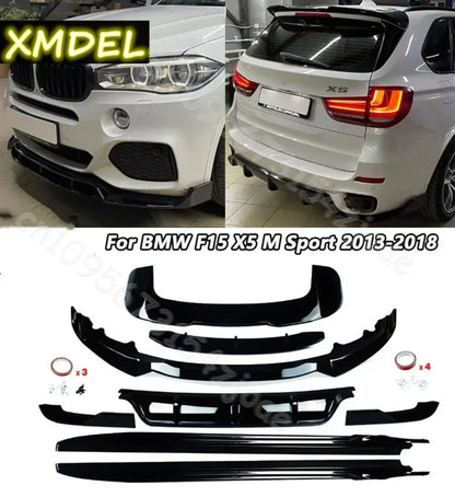 For 2013-2018 Body Kit Front Lip Rear Diffuser Side Skirts