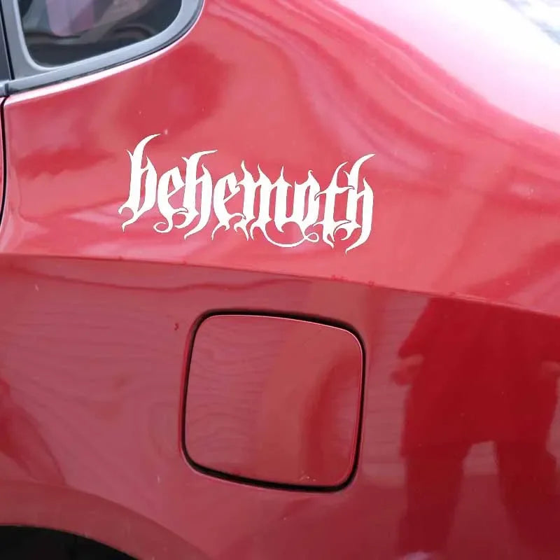 Ofk Dazzling Word Behemoth Sticker Ornament Vinyl Decal Beautiful