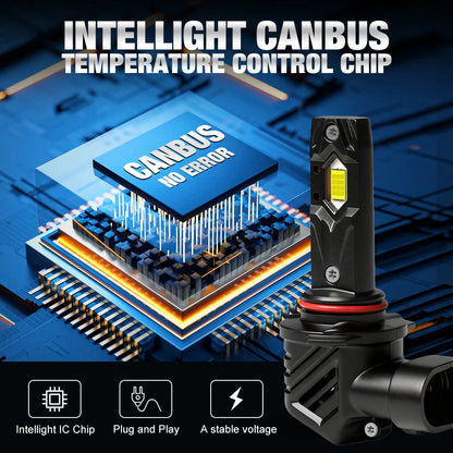 S D 30000LM H8 H11 Canbus Headlight Bulbs 9005
