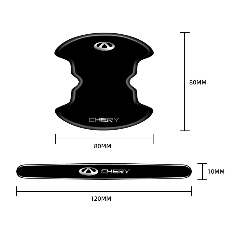 For Chery Tiggo 8 9 7 8PCS Door Handle Protector Stickers Bumper