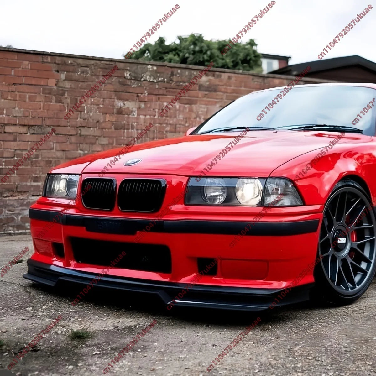 For BMW 3 Series E36 M3 H Front Bumper Lip Splitter M3 1991-2000