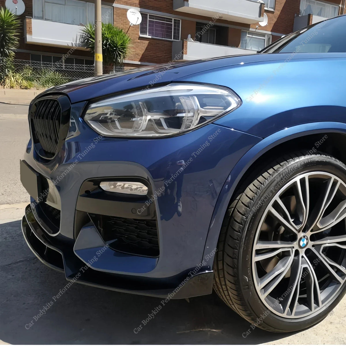 For BMW X3 G01 X4 G02 4PCS Performance Front Bumper Splitter Lip