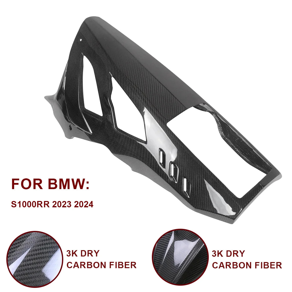 For BMW S1000RR 2023 2024 Carbon Fiber Belly Pan Motorcycle