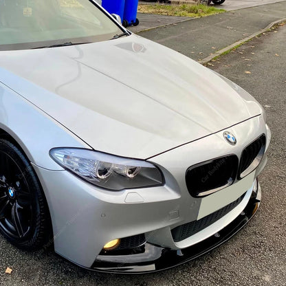 For BMW 5 Series F10 F11 Gloss Black Mp Front Bumper Lip Spoiler