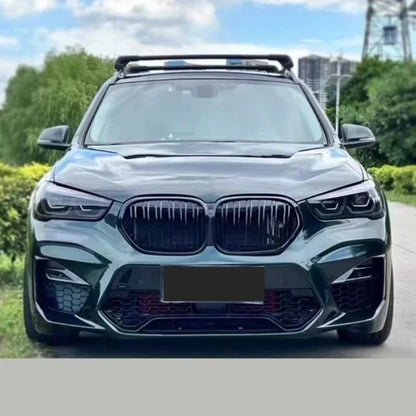 For BMW X1 F48 F49 16-19 Front Rear Bumper Tail Throat Grille