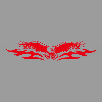 For Cartoon Fans Creative Flying Eagle Spreading Wings Sticker