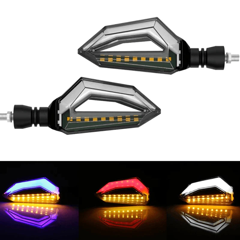 For 12V Universal Eectric Vehicle LED A Pair Motorcycle Modified