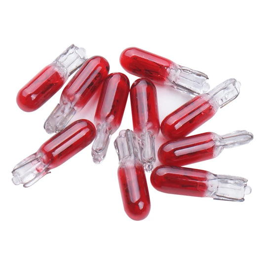 20PCS T5 W5W Halogen Bulb Instrument Panel Indicator 12V