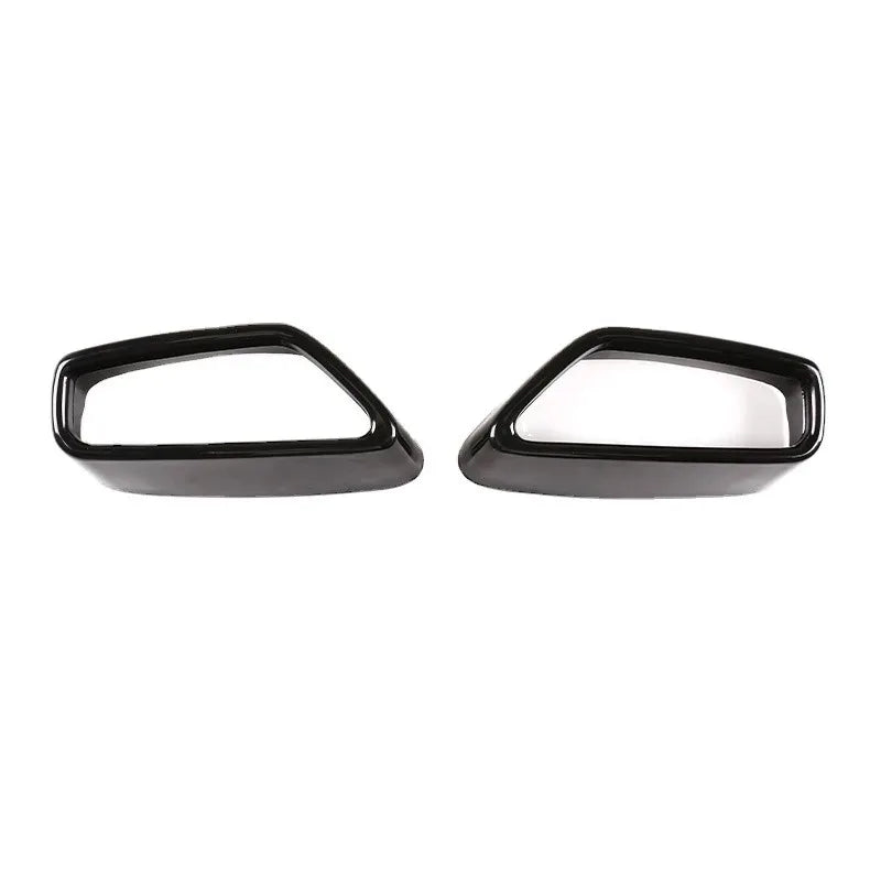 Glossy Black Carbon Fiber Pattern Exhaust Tip Fits BMW
