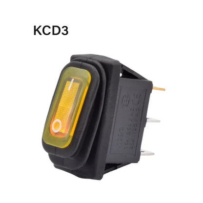 kcd1 kcd3 Waterproof 12V 24V 220V Button Switch Rocker