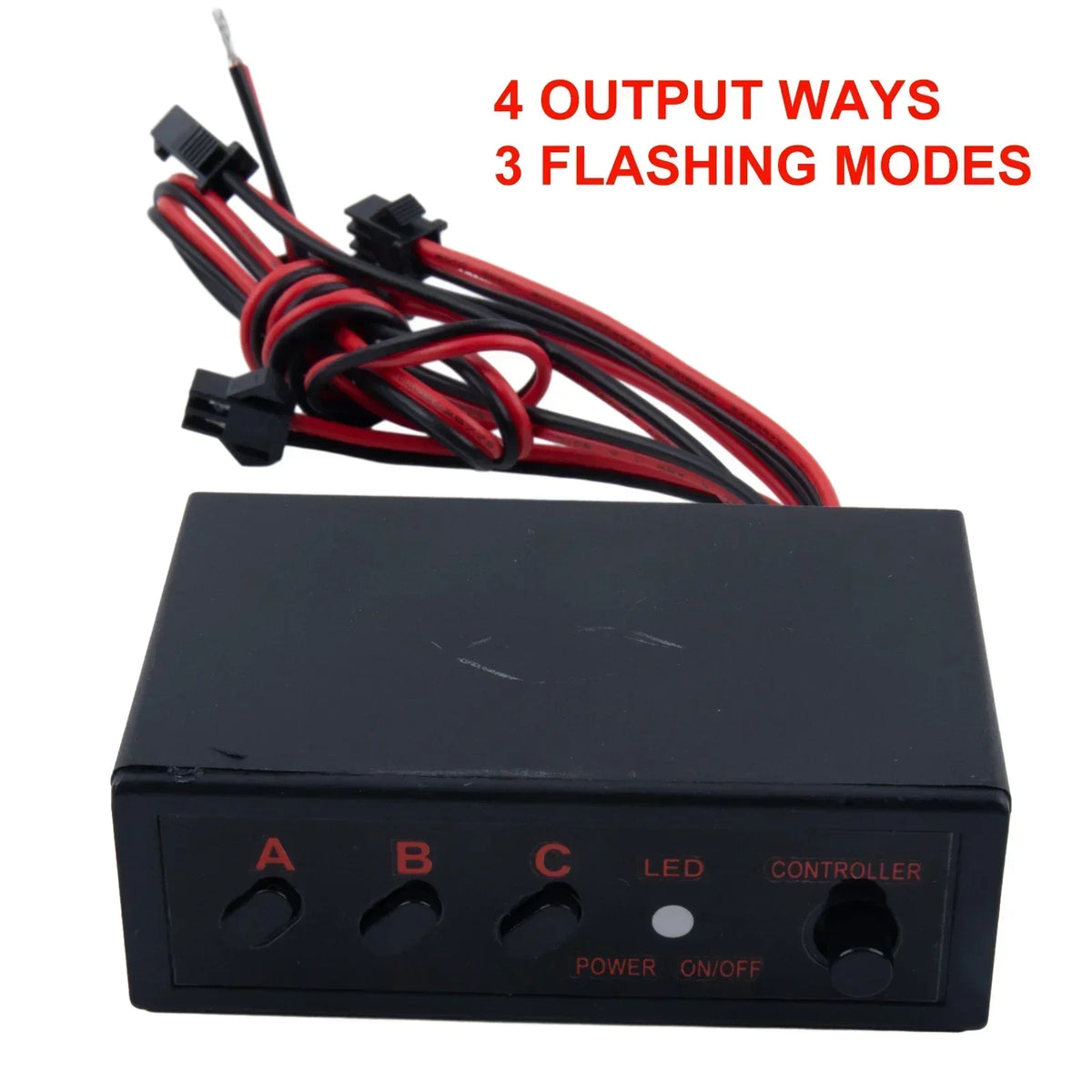 Ways Strobe Flash Flasher Controller Box 12V Front Grille